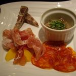 京都 ネーゼ - ハム盛り合わせ