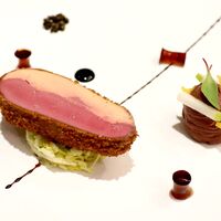 ラ・ベ - 20201002フォアグラカナールと仔鳩のテリーヌ