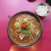 越後秘蔵麺　無尽蔵 - 野菜辛味噌らーめん（半ライスサービス）946円