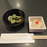 肉と魚 いっすんぼうし - 「お通し（￥300）」