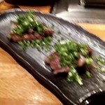 鉄板焼 徳吉 - 脂身と筋には、、、