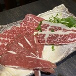 Kumamoto Umagen - 桜しゃぶしゃぶのお肉