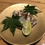 割烹 二郎 - 太刀魚の塩焼き