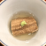 和の食 樹翠 - 煮穴子飯蒸し　銀餡　山葵