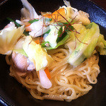 麺喰屋 Senmi - 味噌つけ麺 麺アップ