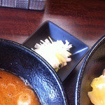 麺喰屋 Senmi - 味噌つけ麺 薬味アップ