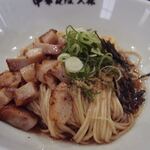 鴨と鶏 中華そば  大林 - 醤油和え玉（200円）(2020年8月)