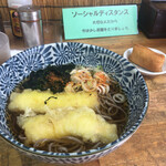 そば・うどん マキオカ - 8/12 いか天そばといなり１個☆