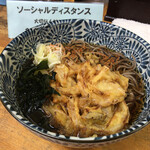 そば・うどん マキオカ - 7/29 かき揚げ蕎麦とソーシャルディスタンス！