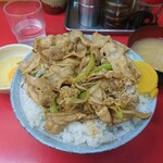 名物 スタ丼 サッポロラーメン - すた丼並