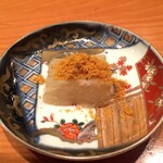 日本料理 たかむら - 蕪餅 唐墨