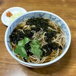 橋本屋　支店 - 岩のりそば：磯の香りが凄いことになってる