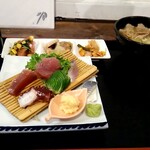 欅屋 - お刺身付き晩酌セット