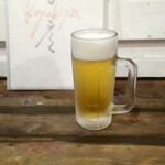 欅屋 - 晩酌セットの生ビ