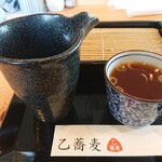 乙蕎麦 - 蕎麦湯さえ美味しい  おかわりしました