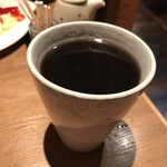 Saba No Eki - ◼️イカスミ焼酎 お湯割り 600円