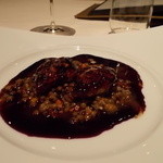 オレキス - フォアグラのポワレ、斜め位置から