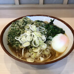 そばの神田 東一屋 - アサソバビンボー！　
      朝そば+春菊天！　