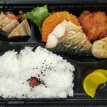 ディオ - 焼き鯖弁当(税抜)184円 ※開封後　(2020.10.03)