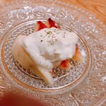 スシコーヒー - 無花果のクリームかけ