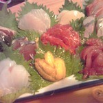 刺盛定食(1500円)の刺身