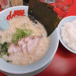 山岡家山形西田店 - 塩ラーメン　ライス