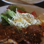 360 - 料理写真:しようが焼きプレート