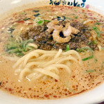 坦々麺 花さんしょう - 『担々麺』の麺をスープの上に出してみました。