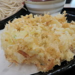 味奈登庵 - 生姜のかき揚げ