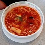 ミオ・パスタ - 魚介のトマトスープパスタ