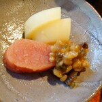 山紫御泊処 はなの舞 - 明太子、香の物