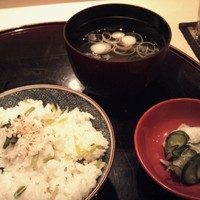 麻布 秀 - みぶ菜としらすご飯