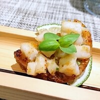 熱香森 - 帆立のブルスケッタ