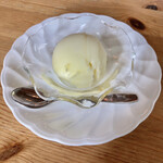 おか亭 - 柚子シャーベット