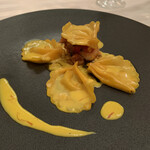 エノテーカ ピンキオーリ - パスタ・ヴェンタリエッティ、ホタテ貝