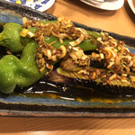 中国料理 旦 - 万願寺唐辛子となす油淋ソース(¥480)