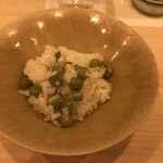 川田 - グリーンピースご飯
