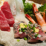 寿司の磯松 - アジは脂がのって最高。