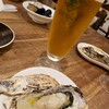 Fissha Manzu Buzu - 焼き牡蠣とビール