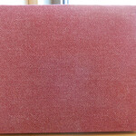 うなぎ亭 友栄 - お品書き1.布製の表紙です。