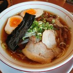 福一 - あっさり醤油煮たまごラーメンアップ