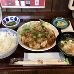 ちょんたま食堂 - 焼肉定食（四文字熟語）