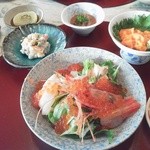 帆立とボタン海老のシーフードサラダ♪