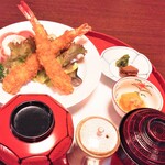 日本料理 重の家 - 大エビフライ定食１，７０５円（税込）