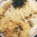 手打うどん 長谷沼 - とり天ざる小(800円)