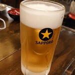 大衆酒場 ビートルマン - 生ビール　うみゃ〜(☆▽☆)