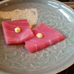 菊乃井 - マグロに辛子