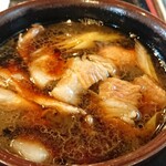 萬来 - 豚つけラーメン つけ汁