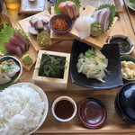 Kaihoumaru - 上さしみ定食