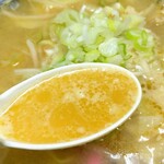 鹿内食堂 - 味噌ラーメン～スープ～